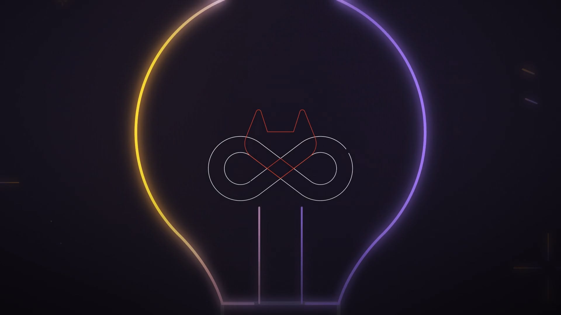 The DevSecOps lifecycle of plan, code, build, test, release, deploy, operate, and monitor arranged in an infinity symbol overlapping the security shield (secure and compliance).